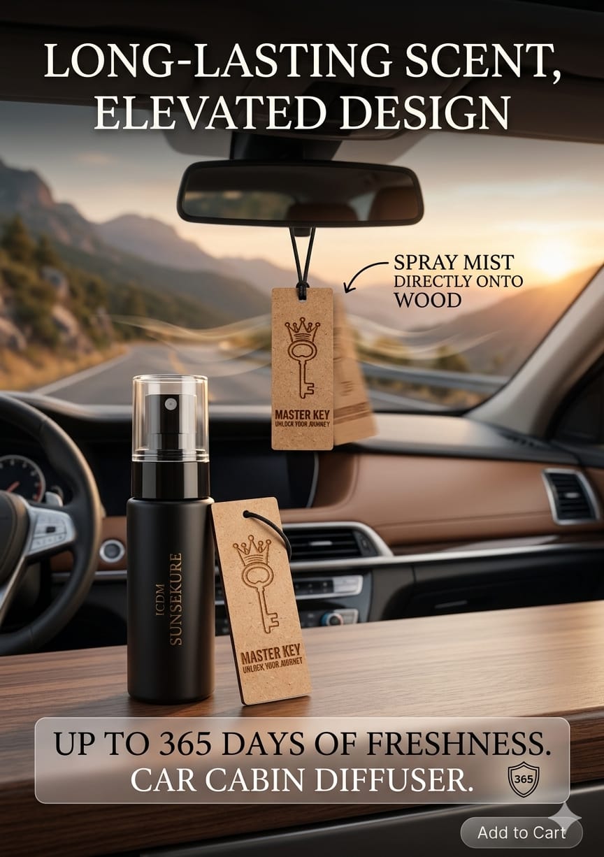 MASTER KEY Premium Car Perfume